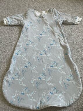 Nest Design - Organic Cotton Removable Long Sleeve Sleep Bag 1.0 TOG